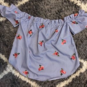 Floral and Stripped blouse